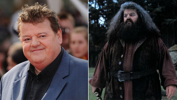 Умершие актёры из "Гарри Поттера": Робби Колтрейн, сыгравший Хагрида. Фото © Getty Images / Ian Gavan, © "Гарри Поттер и философский камень", режиссёр Крис Коламбус, сценаристы Стивен Кловз, Дж.К. Роулинг / Kinopoisk.ru