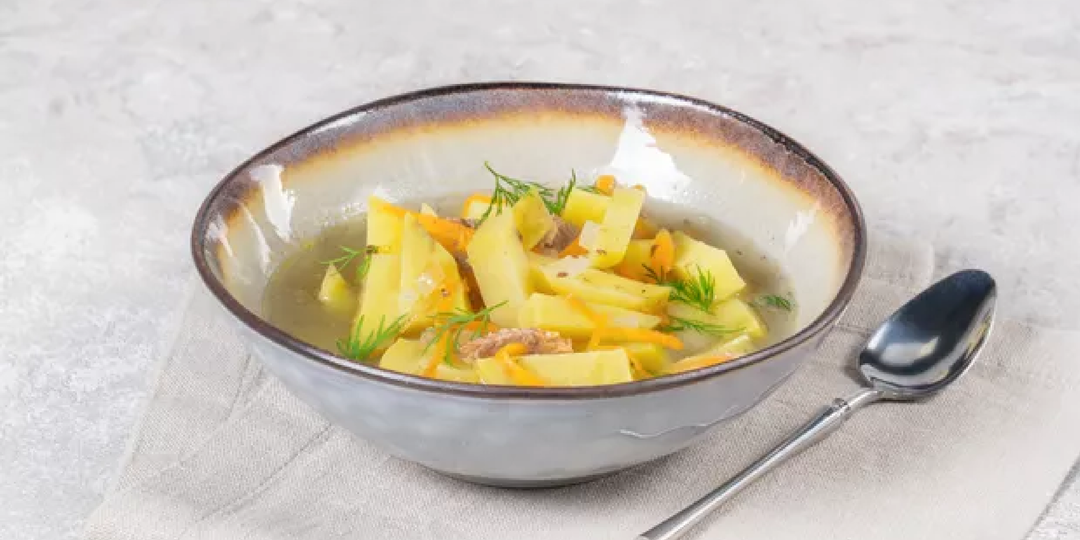 Суп с сайрой