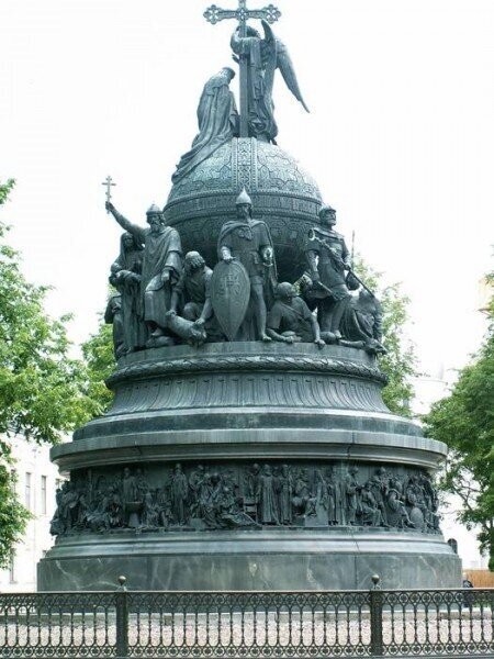 Памятник Тысячелетия России. 1862год