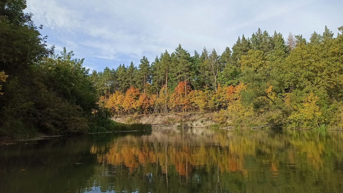 Река Ворона.