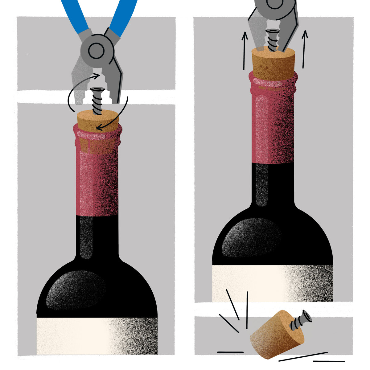 Открыть вино без штопора