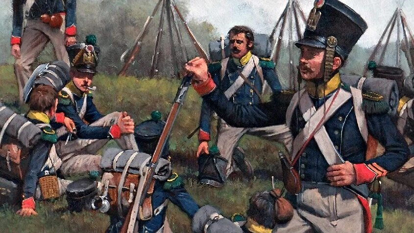 Основным сухпаем наполеоновской армии были сухари