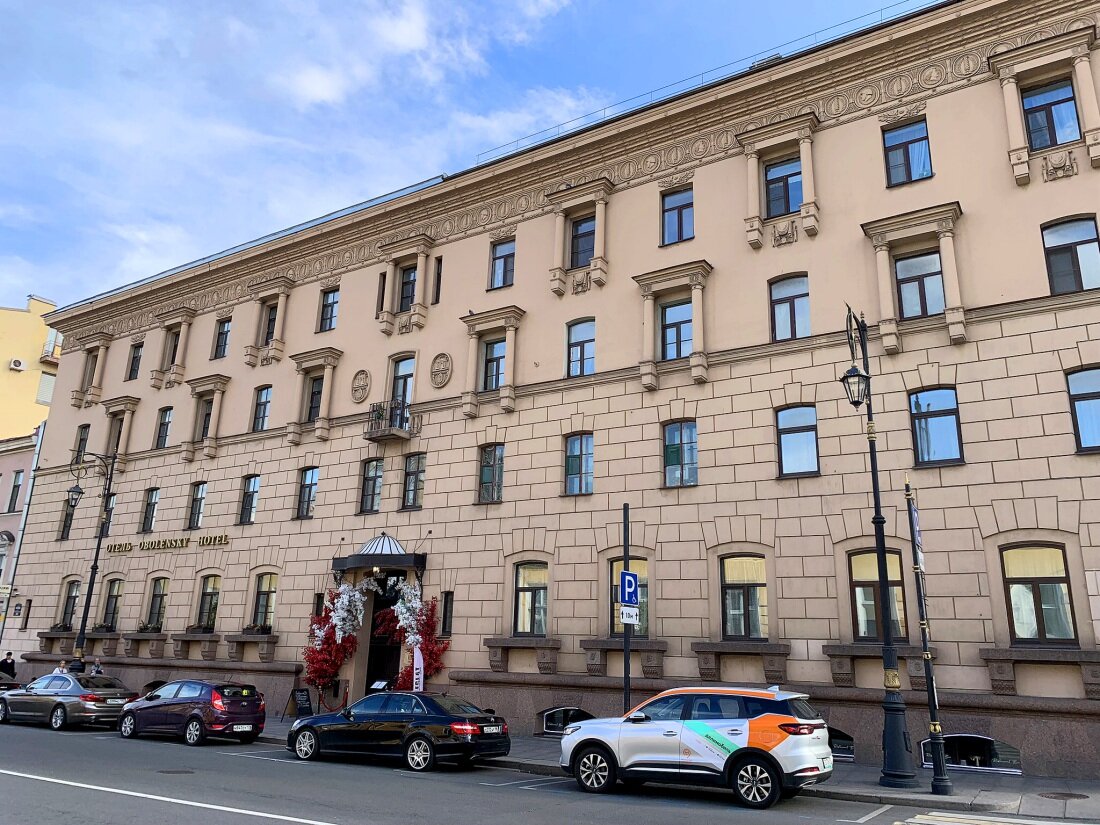 Дом по адресу Пестеля 1/12, где находится смотровая площадка