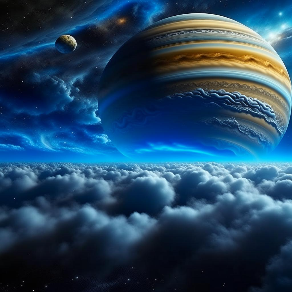 Юпитер идет транзитом по той сфере жизни, в которой у вас все получается и приносит деньги и успех. Изображения созданы нейросетью Kandinsky 2.2