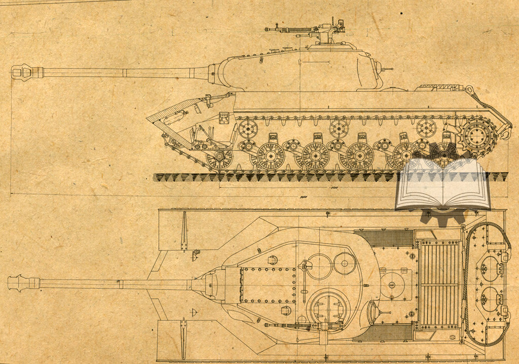 ИС-2У, ноябрь 1944 года. С учетом прогресса по "Кировцу-1", машина имела ничтожные шансы на изготовление в металле.