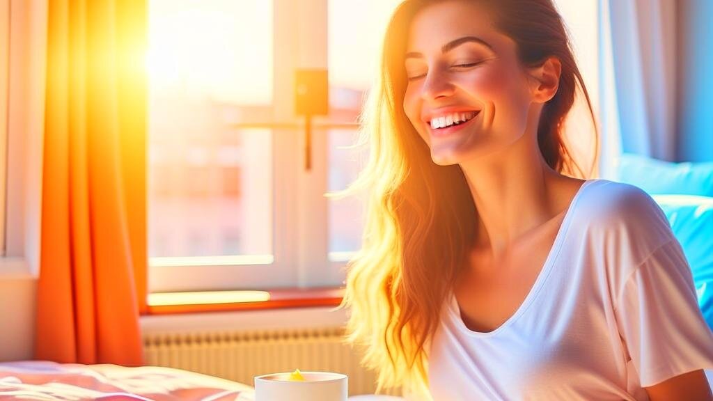 Картинка женщины полной утренней энергии