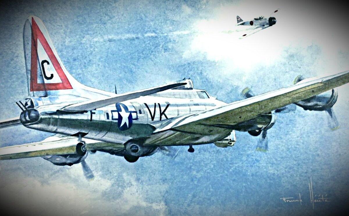 Как японцы учились сбивать американские "Летающие крепости".