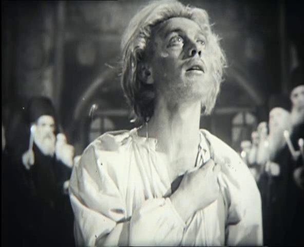 Кадр из х/ф "Исповедь"(режиссёр Всеволод Воронин, музыка Владимир Юровский, Одесская к/ст, 1962 год).Премьера 20 августа 1962 г. Драма. В роли Саввы Владимир Антонов. Фото и информация о фильме с сайта kino-teatr.ru