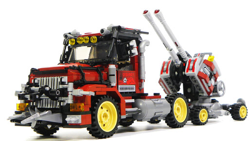 Собираем Ракетную установку Земля-Воздух из LEGO - Qman Thunder Mission 3213