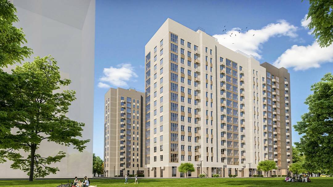 Новый микрорайон на улице Маршала Чуйкова, дом 9. Фото с сайта Фонда Реновации