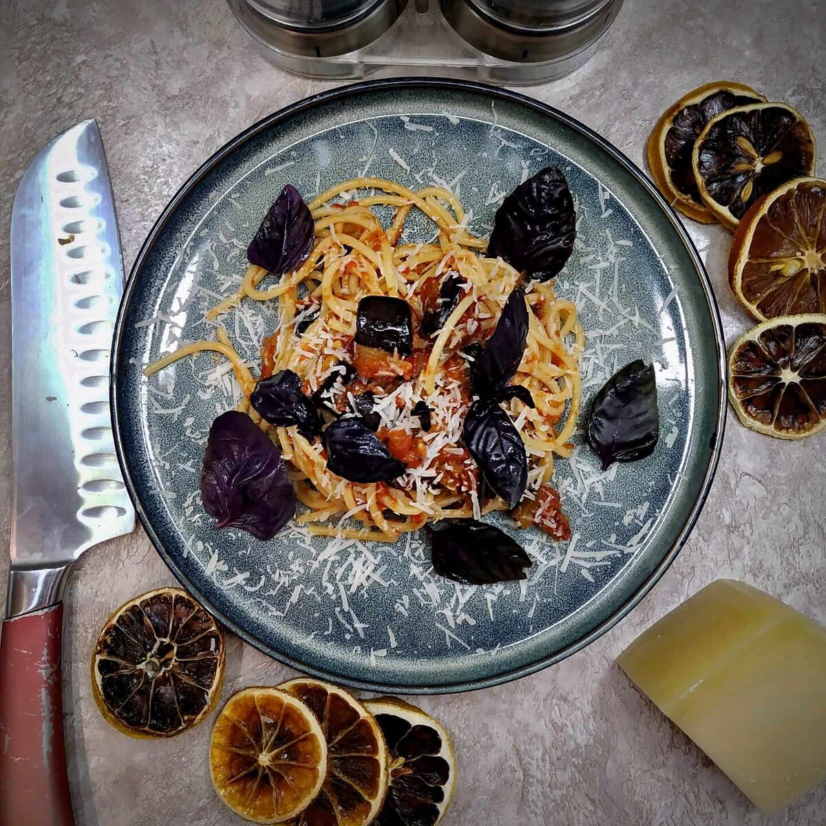 Паста алла норма с баклажанами