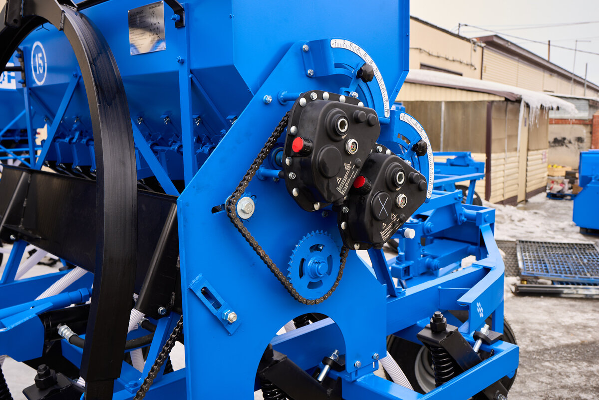 Настройка норм высева на вариаторе сеялки СКП 2.1