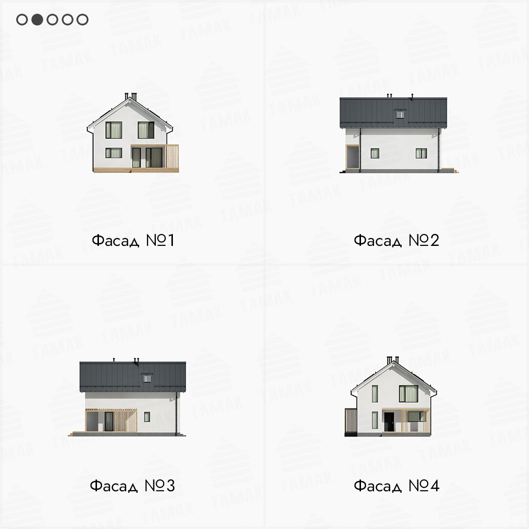 Фасады дома