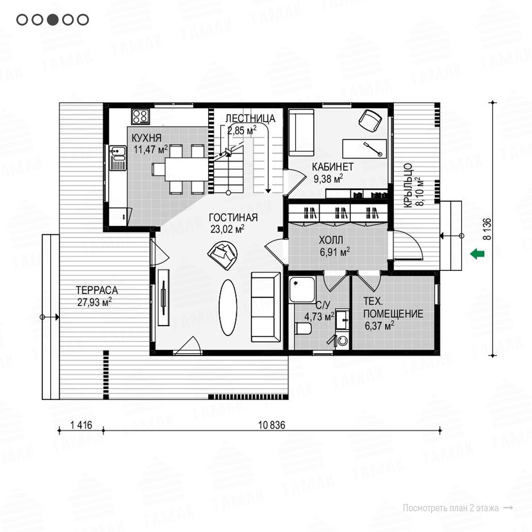 План 1 этажа