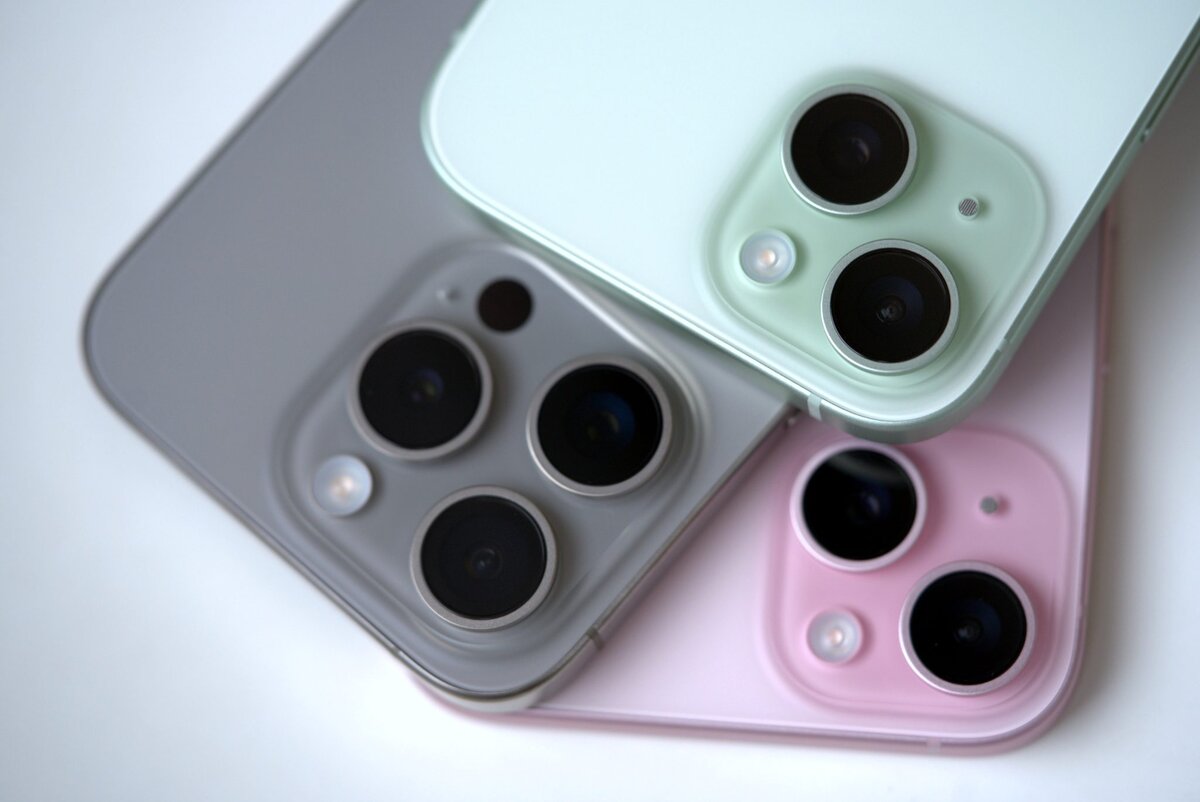 Смартфоны iPhone 15, iPhone 15 Plus и iPhone 15 Pro
