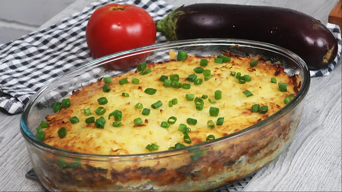 Картофельная запеканка с фаршем