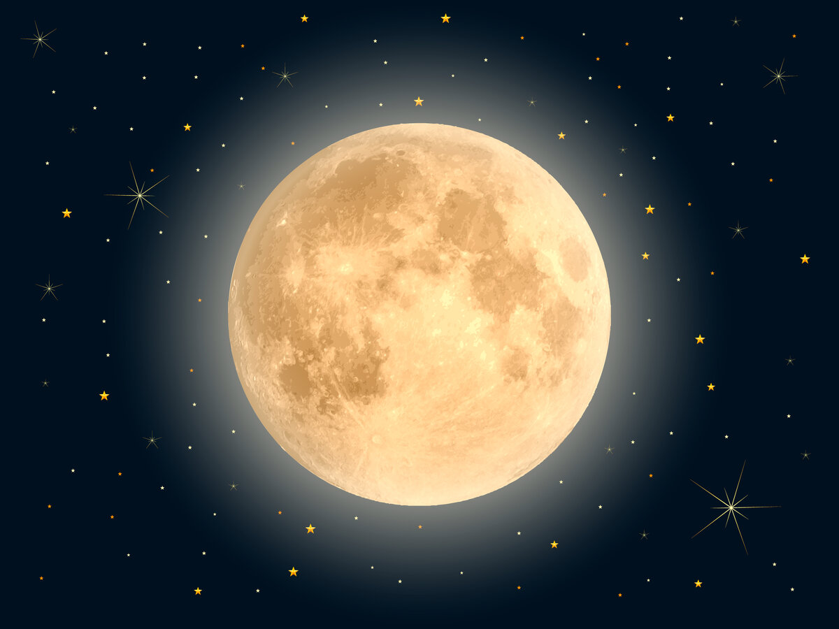 Просто фото красивой Луны