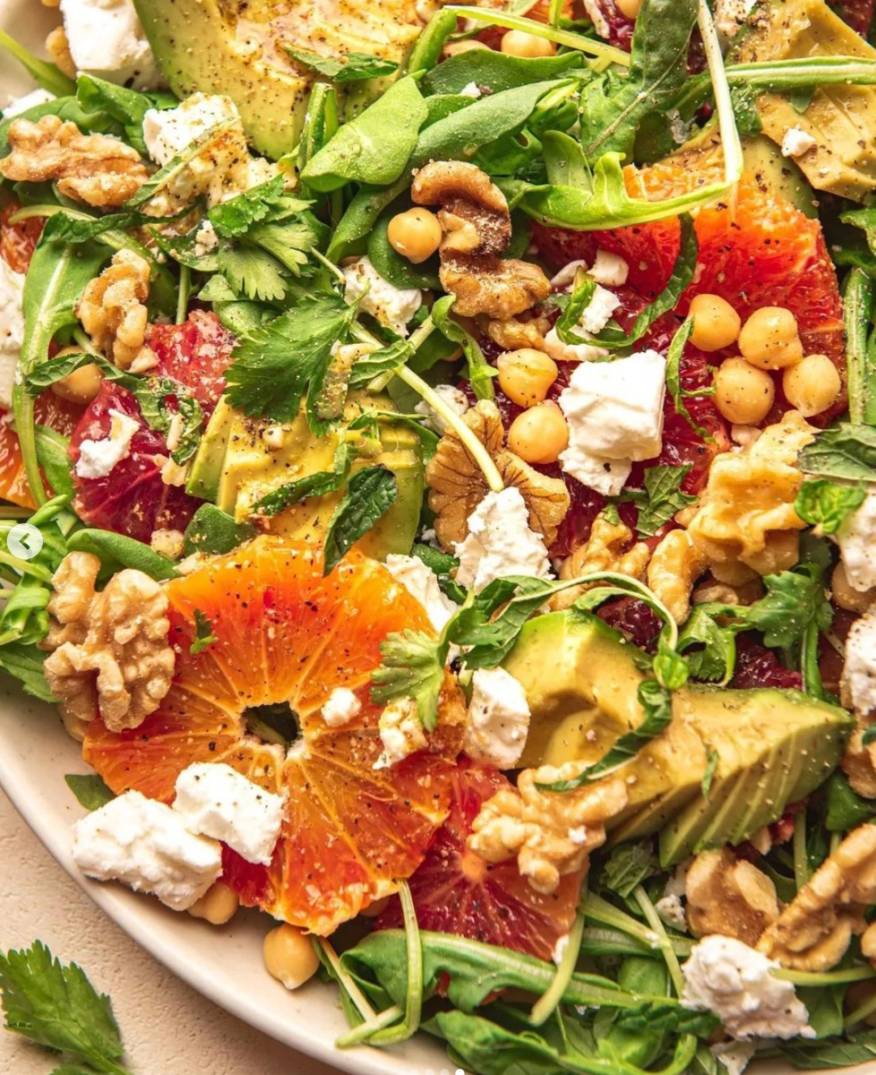 🍊Цитрусовый салат с рукколой🌱 