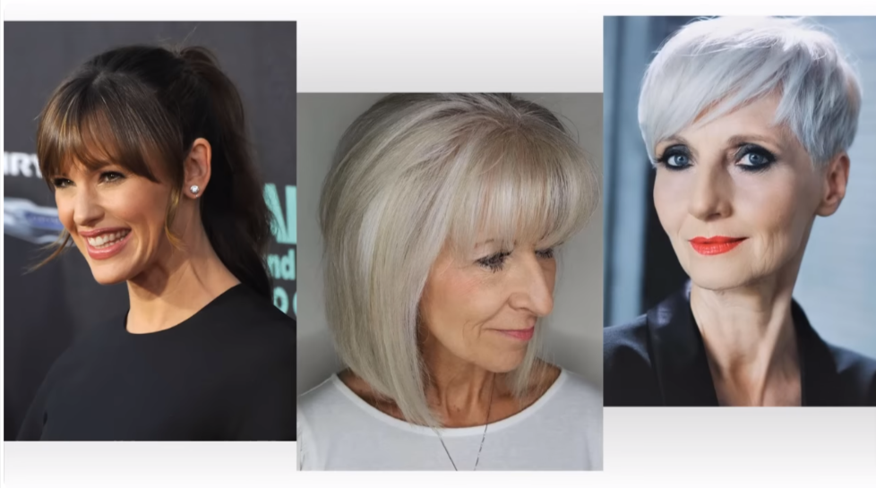 Прически 2019-2020: стильные стрижки и укладки для седых волос (Фото)