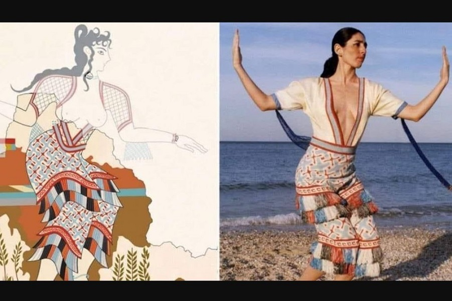 Одежда крита. Одежда крито микенского периода. Одежда крита. Девушки минойской цивилизации. Древний крит минойцы одежда.