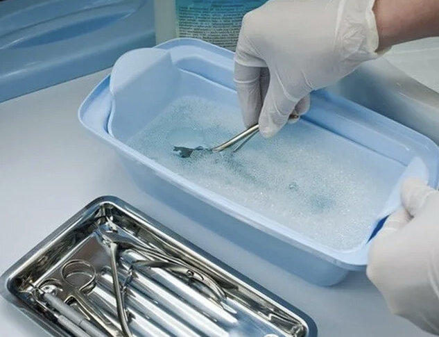 дезинфекция в растворе