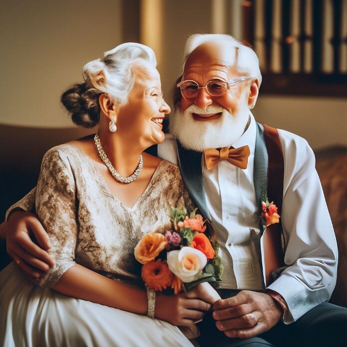 День пожилых. Рисунок создан с помощью ИИ 