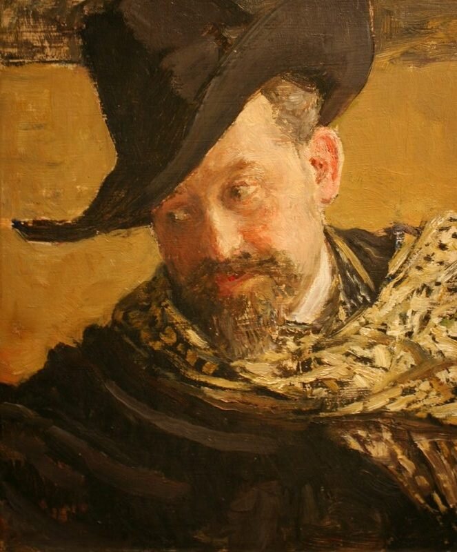 И.Е. Репин. Портрет художника В.Ф. Леви. 1920-е гг. Из открытых источников.