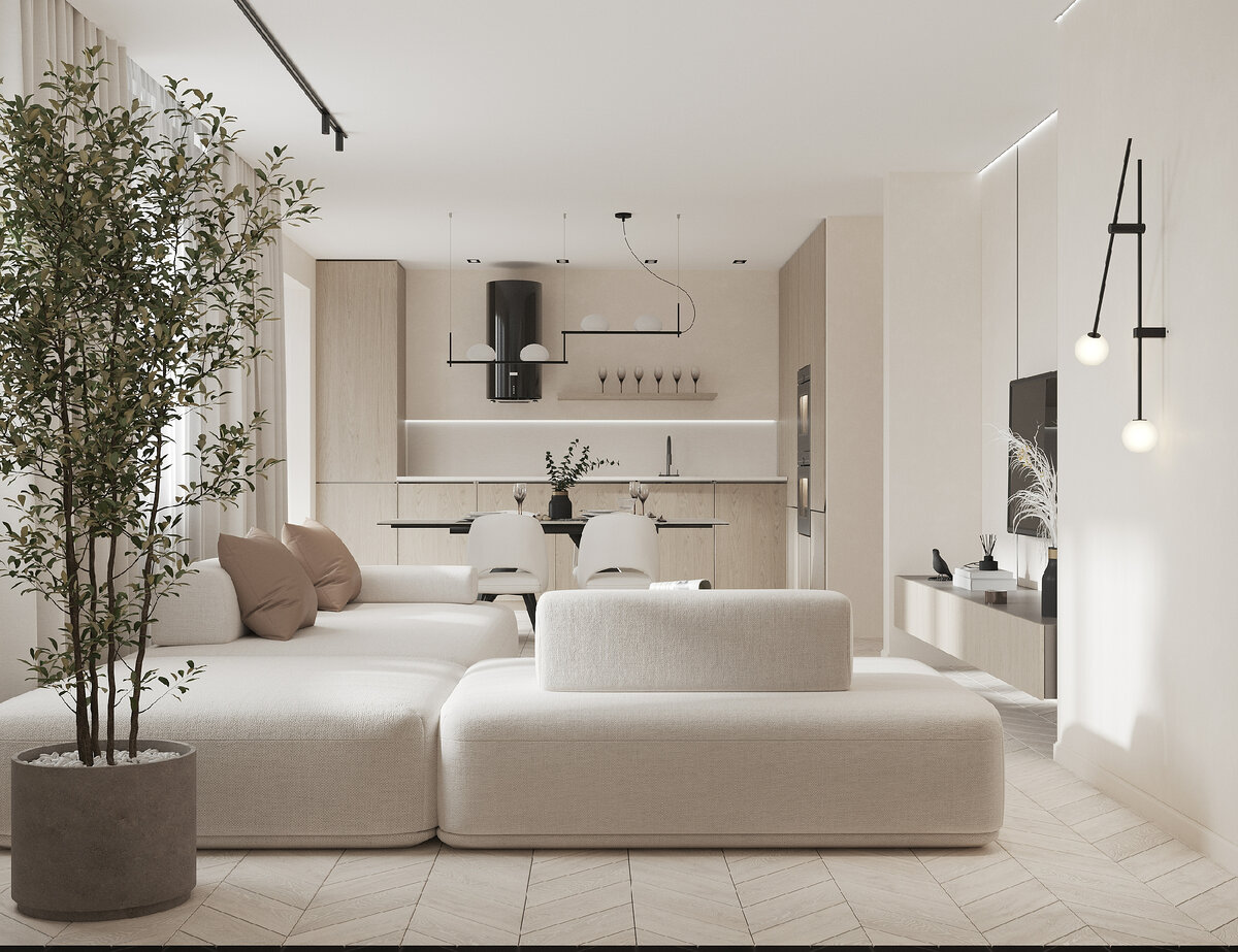 Интерьер любой квартиры или дома, каждой комнаты не может существовать сам по себе, т.е "отдельно"от людей. Скандинавский стиль -это тоже в основном образ жизни, который должен совпадать с вашими взглядами и мироощущениями.    Скандинавский стиль-один из популярнейших. Он стал популярен потому, что был создан для людей, а не для имиджа и статуса. В нем комфортно жить.😍

⁉️  Какие же особенности скандинавского стиля⁉️

      ✅    Достаточное количество света. это связано с климатом северных стран❄️🌧🌿, скандинавы вечно тоскуют по солнцу🌞 В домах шведов и финнов часто окна вовсе без штор, но если вы не можете без штор, то можно повесить прозрачные шторы или легкие жалюзи, которые не будут препятствовать проникновению солнца в комнату👌

      ✅    Все оттенки белого.Кремовый , бежевый, цвет слоновой кости-можно использовать любой из этих оттенков, но основным должен быть белый.Во первых, он визуально расширяет пространство, во вторых , на белом лучше всего работают цветовые акценты

    ✅     Все дело в фактуре . Скандинавский уют-это мягкие коврики, теплые плкеды, , всевозможные покрывала. К предметам с яроко вырвженной фактурой хочется прикасаться, укутаться в них и ощущать тепло

      ✅    Спокойную атмосферу интерьера обязательно разбавляют живые цветы🪴 и растения☘️.Они увеличивают цветовую цветовую выразительность пространства и делают ее более привлекательным.Цветочные горшки, вазы с зеленью, свисающие кашпо являются прекрасным дополнением к лаконичной мебели🌺

      ✅     Натуральные материалы и экологичность . Обязательный элемент стиля-деревянная мебель.Дерево можно использовать везде, в отделке пола, в деталях декора

  ✅      Интерьер включает в себя много мест для хранения, как открытых, так и закрытых

    ✅     Яркое освещение и много источников света🔥

Ну и изюминкой скандинавских интерьеров является яркие цветовые акценты. Используют разнообразные яркие аксессуары(ковры , веселые подушки , текстиль), однако декора не должно быть много, дабы не перегрузить Интерьер. 
В скандинавском интерьере жить тепло ,уютно и комфортно 😍