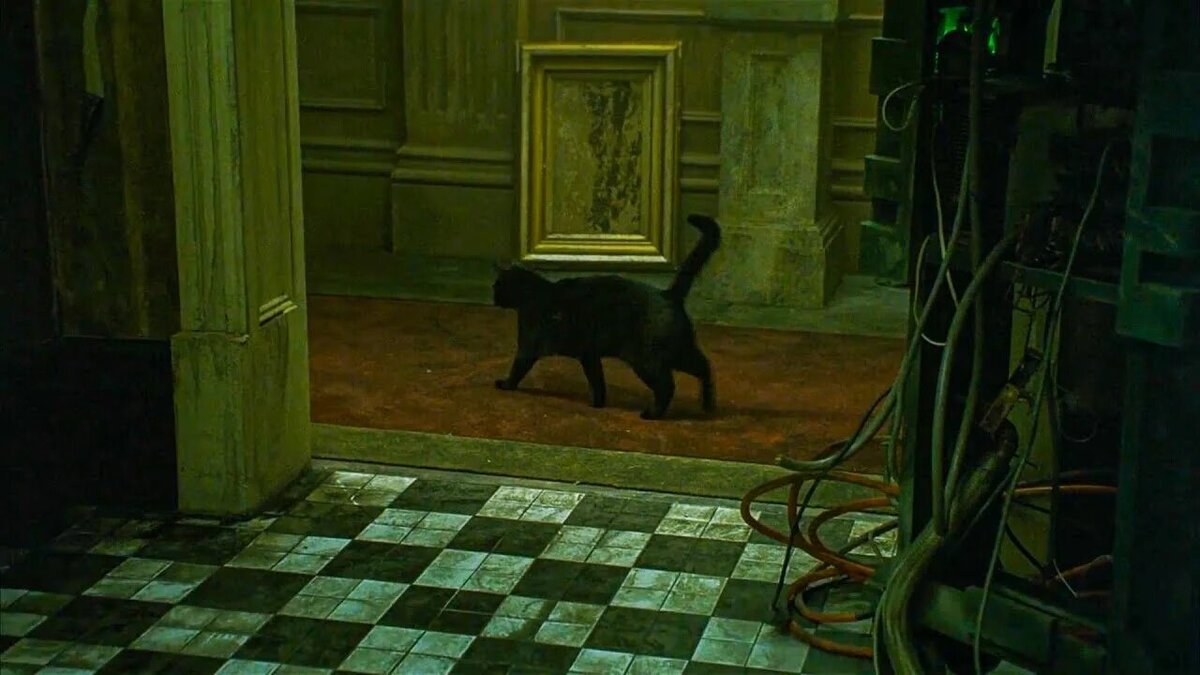 Кадр из фильма "Матрица" 