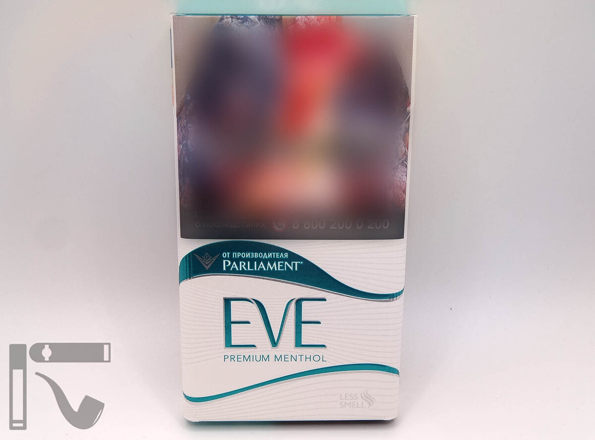 Сигареты EVE Premium Menthol. Фото: © канал "Уголок Курильщика"