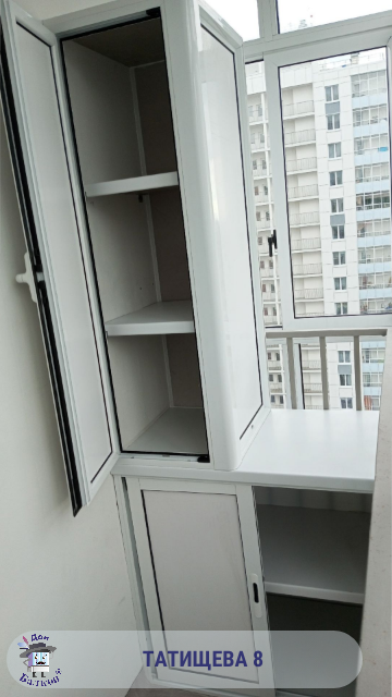 Встроенный шкаф на балкон от компании Дон Балкон +7 (342) 299-99-66