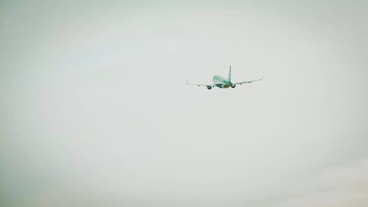     Несколько разворотов в воздухе сделал самолет авиакомпании S7 Airlines