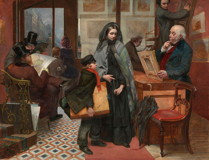 Эмили Мэри Осборн. «Без имени и друзей», 1857. Галерея Тейт, Лондон