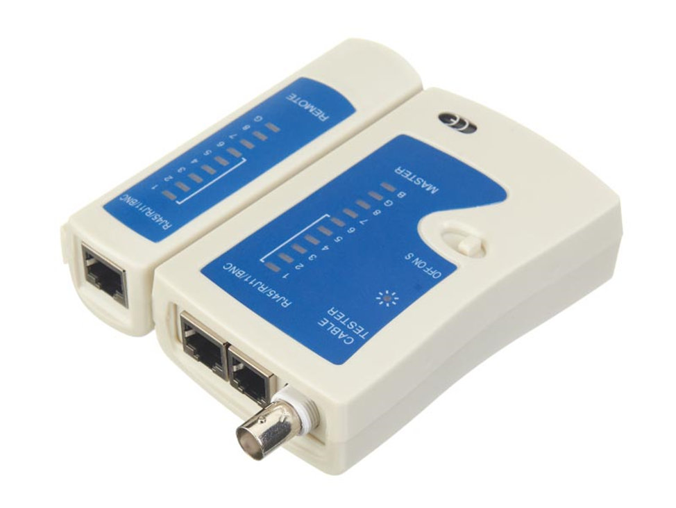 Кабельный тестер RJ-45, RJ-11, RJ-12, BNC (NS 468Bv2), NETKO Optima