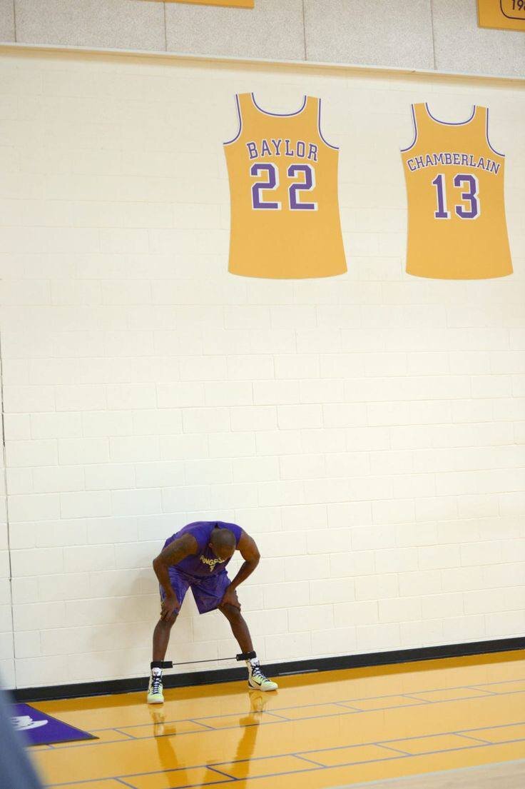 Коби Брайант на тренировке