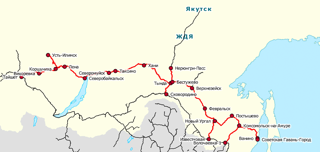 Протяженность бама. Схема Байкало-Амурской железной дороги. Байкало-Амурская магистраль схема. Байкало-Амурская магистраль на карте. БАМ карта железной дороги.