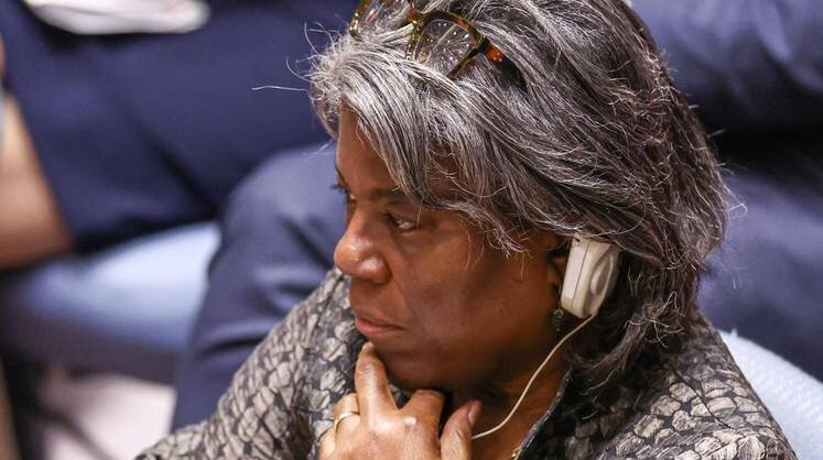    ТАСС Автор: Валерий Шарифулин Постоянный представитель США при ООН Линда Томас-Гринфилд