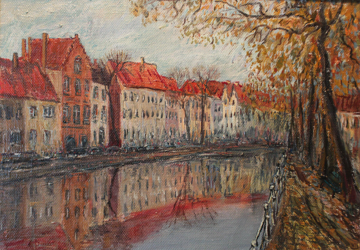 "Осень"     холст.масло  40х60