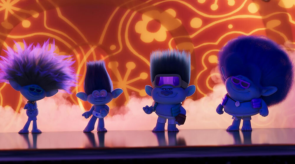 Trolls 3 velvet. Вельвет Тролли 3. Тролли 3 Джон дори. Trolls Band together 2023.