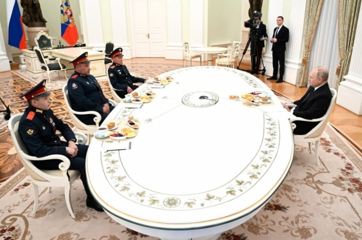    Встреча Владимира Путина с военнослужащими — участниками СВО.