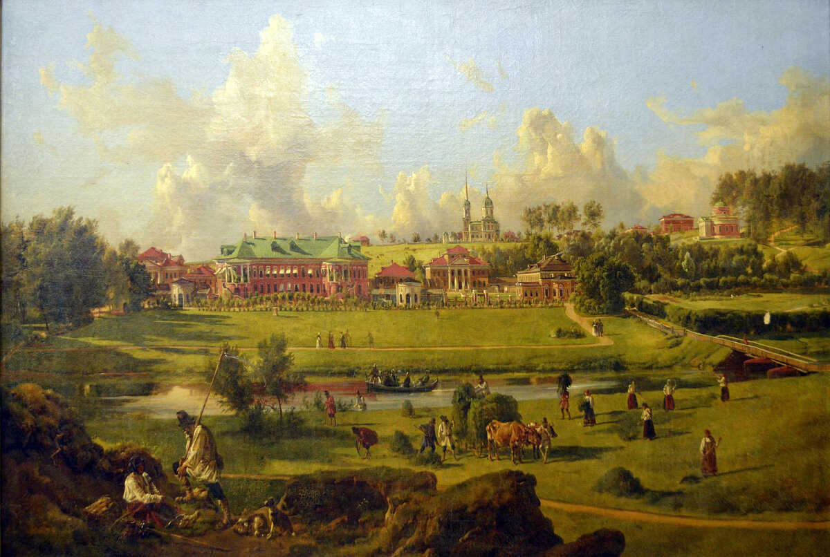 "Отрада". Худ. Иоганн Непомук Раух