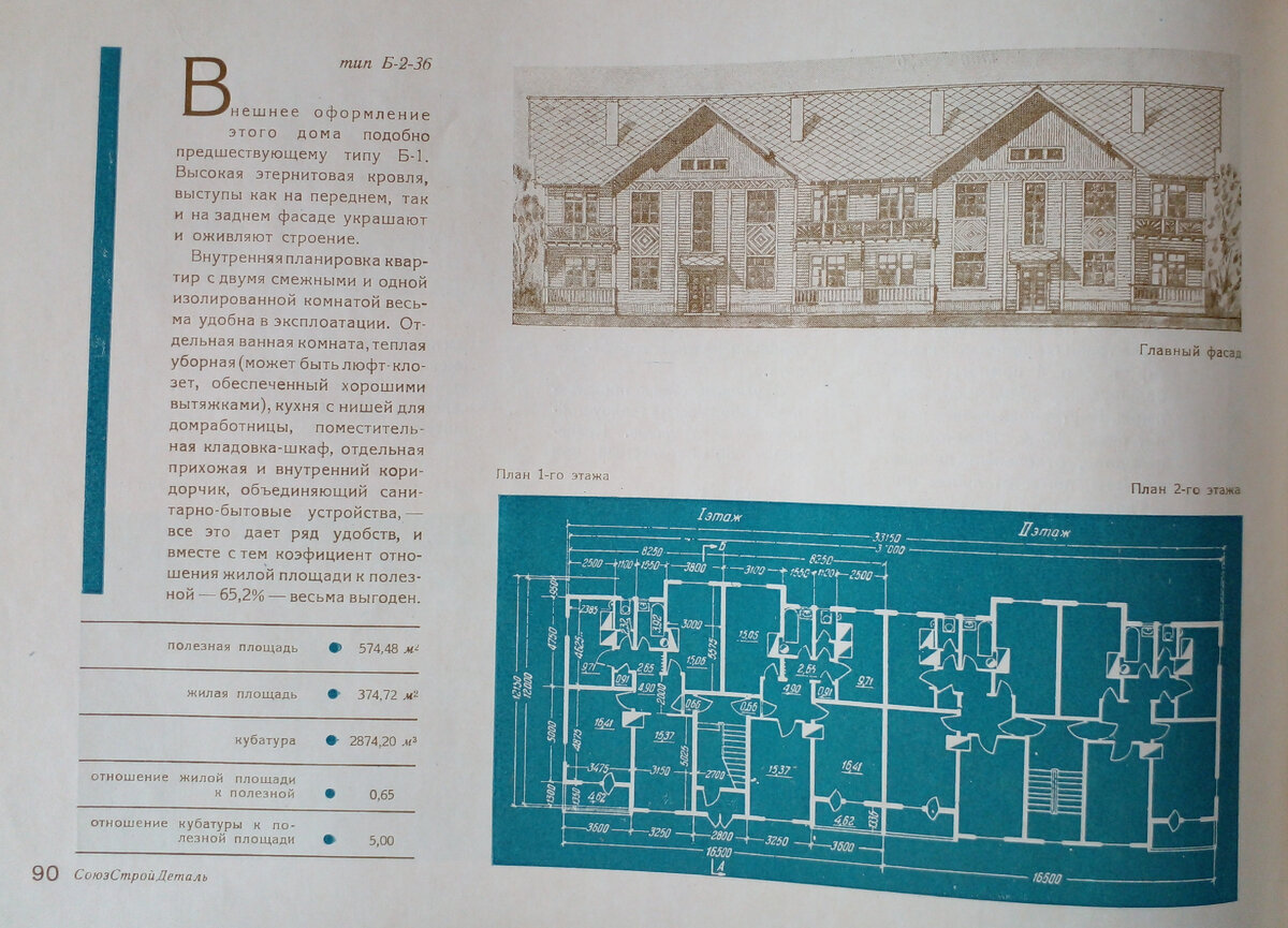 Рис. 1. Фасад и план
