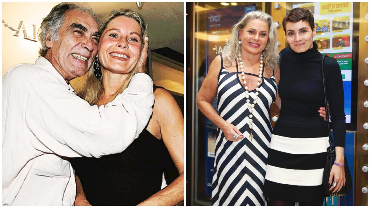 Вера и Перри Саллес; вера и дочь Рафаэла