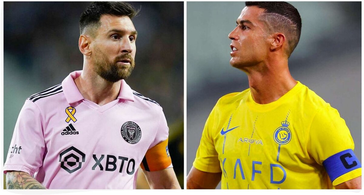 2 Выдающихся футболиста нашего времени.