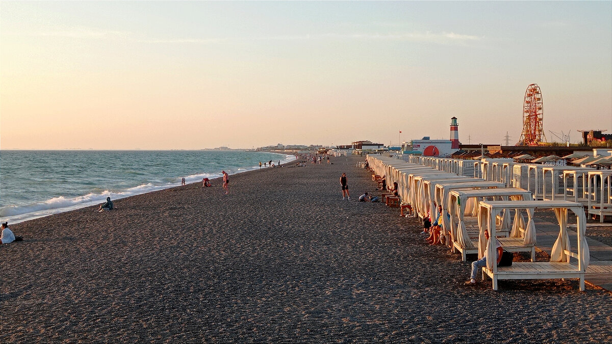 Пляж Новофедоровка - Крым