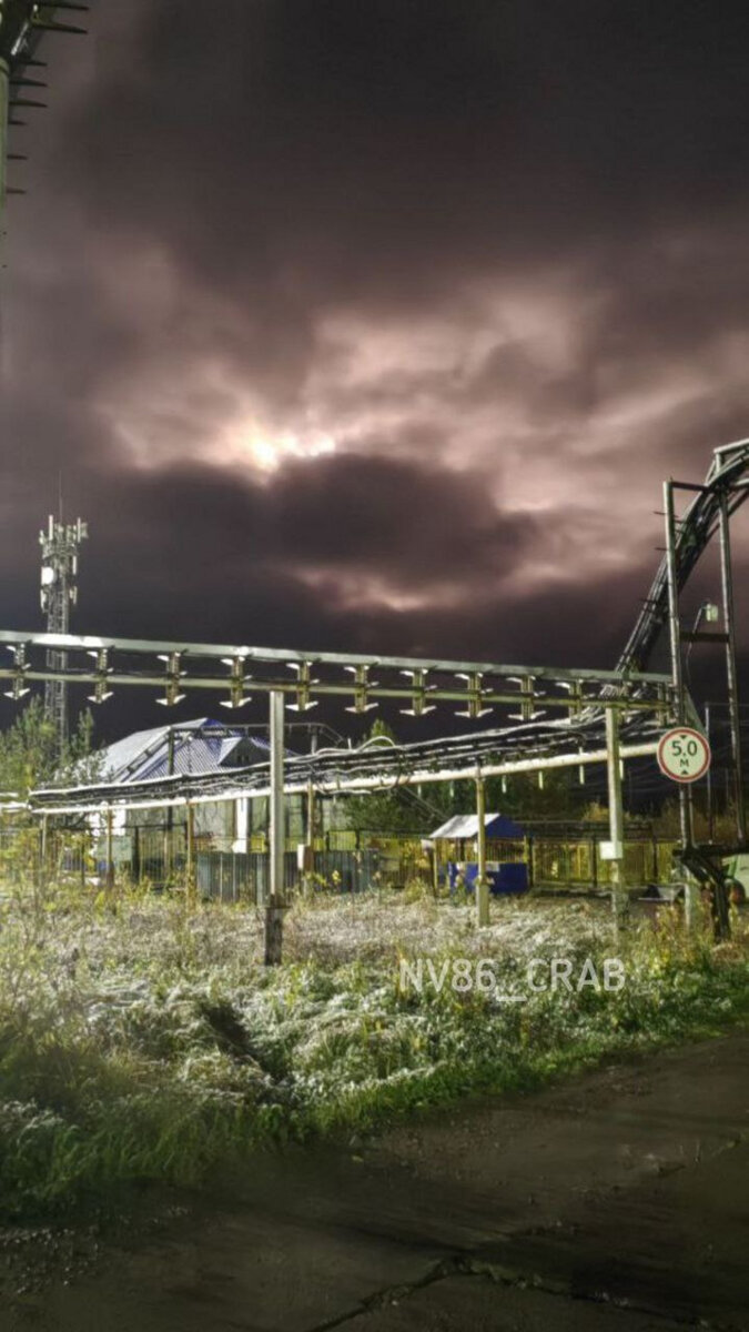    Первый снег на Самотлорском месторождении telegram-канал «Типичный краб Нижневартовск», https://t.me/nv86_crab