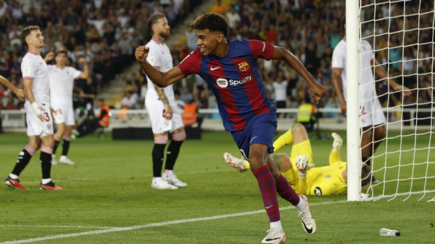    29 сентября. «Барселона» — «Севилья» — 1:0. Ламин Ямаль. Reuters