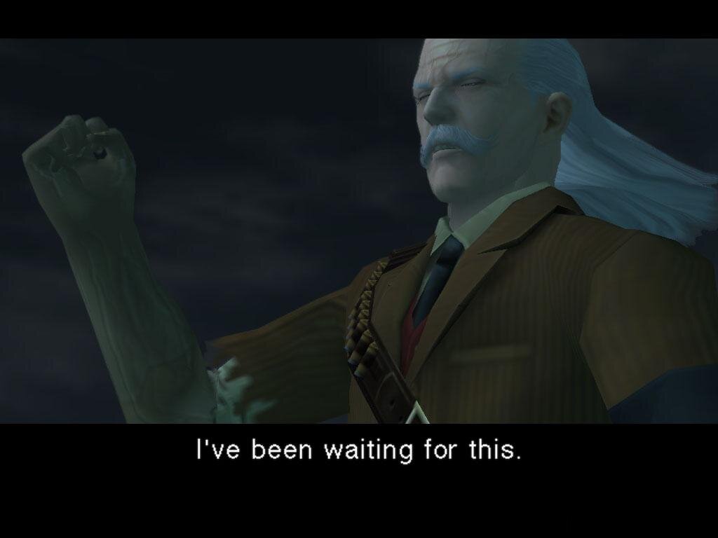 Когда Ликвид в MGS2 говорит о дряхлости исходного генного материала для братьев, он утверждает, что Биг Босса клонировали, когда он доживал шестой десяток. Реткон: как мы все прекрасно знаем, ему и сорока-то на тот момент не стукнуло. 