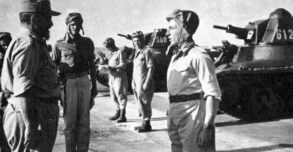 "Русская рота" 86 бронетанкового. И Ицхак Саде . Комбриг. 8-й бронетанковой.