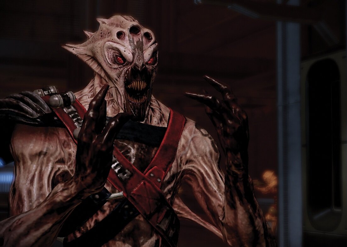 Ворка, как и батарианцы, выставляются лишь в плохом свете: они все гады и подлецы, да еще и выглядят так, что убивать не жалко. 